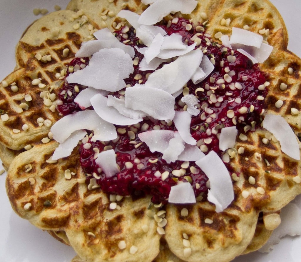 Vafler med proteinpulver Vafler med proteinpulver