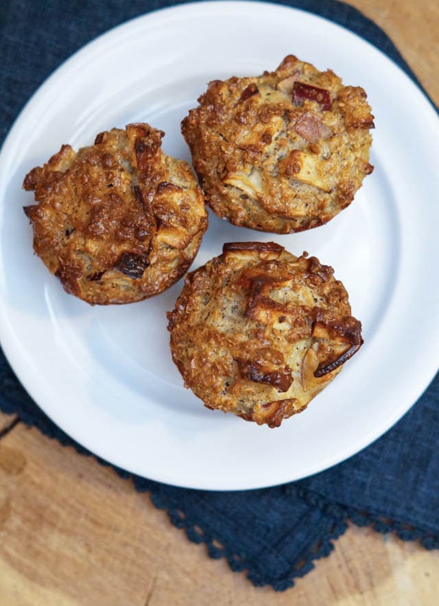 Sunde æblemuffins - perfekte til madpakken sunde æblemuffins