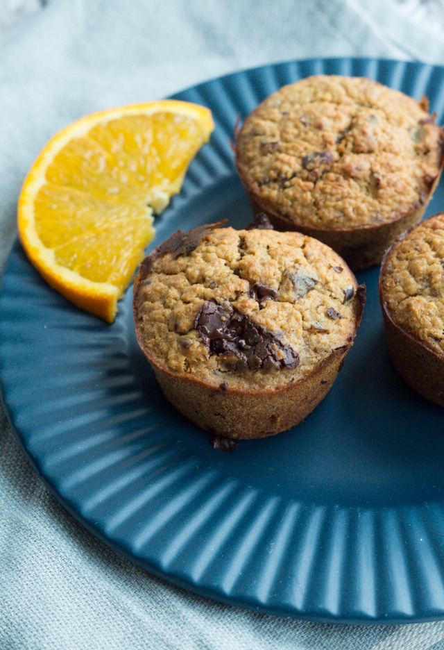 Appelsin-chokolade muffins