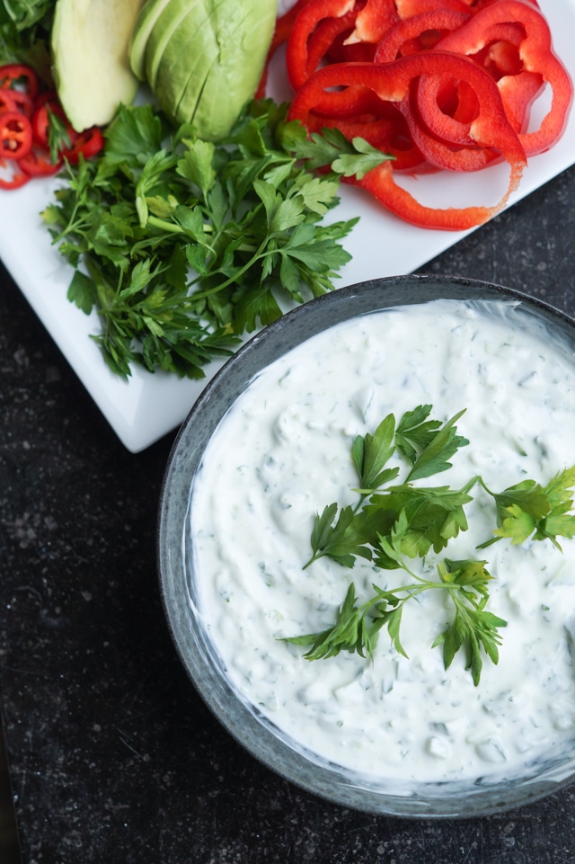 hvidløgsdressing