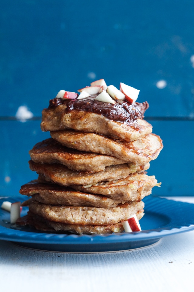 Æblepandekager - små tykke pandekager Æblepandekager - små tykke pandekager