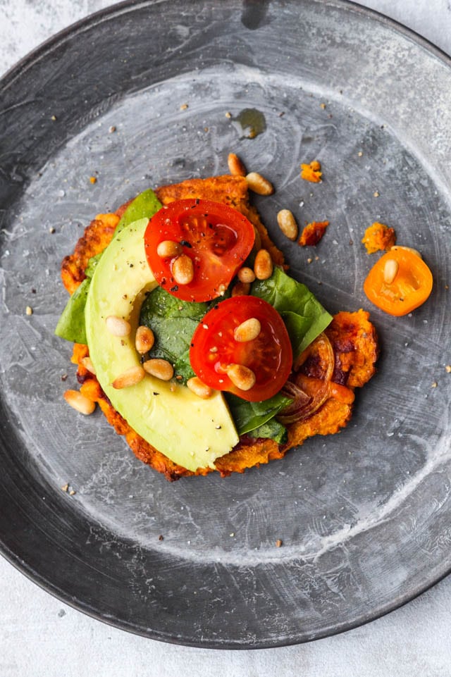 Sweet potato pizza