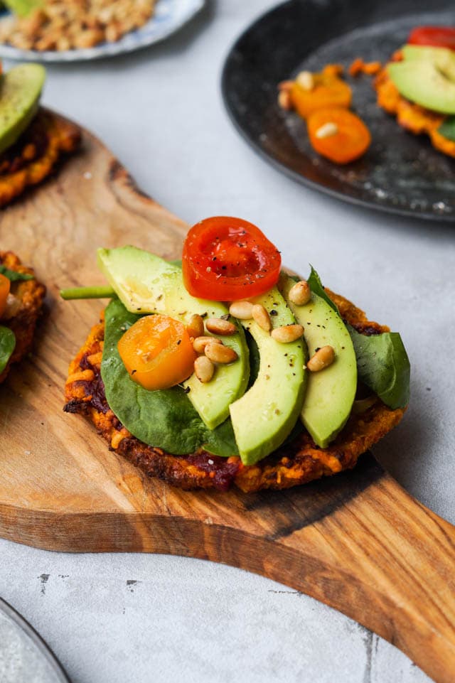 Sweet potato pizza
