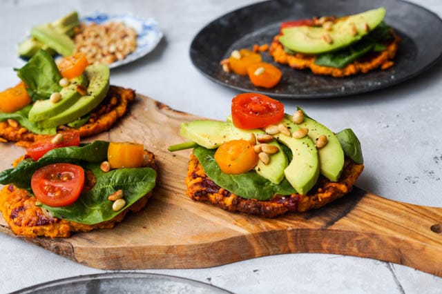 Sweet potato pizza