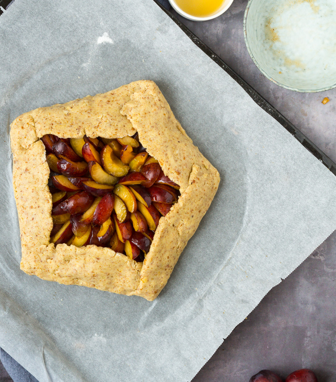 Blomme galette Blomme galette