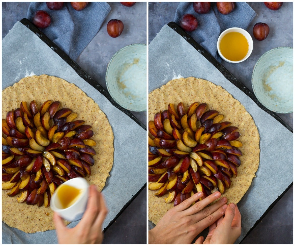 Blomme galette Blomme galette