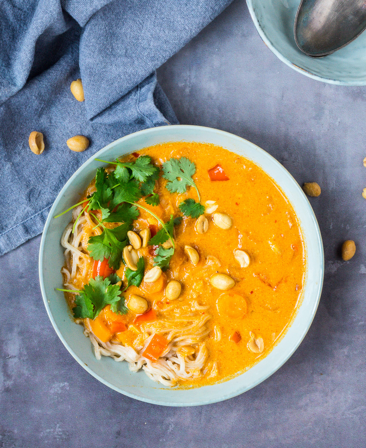 Spicy peanutbuttersuppe Spicy peanutbuttersuppe