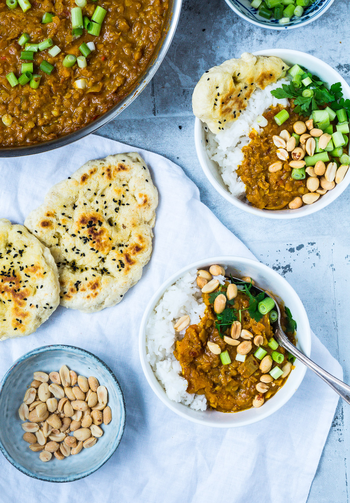 Indisk dahl med græskar Indisk dahl med græskar