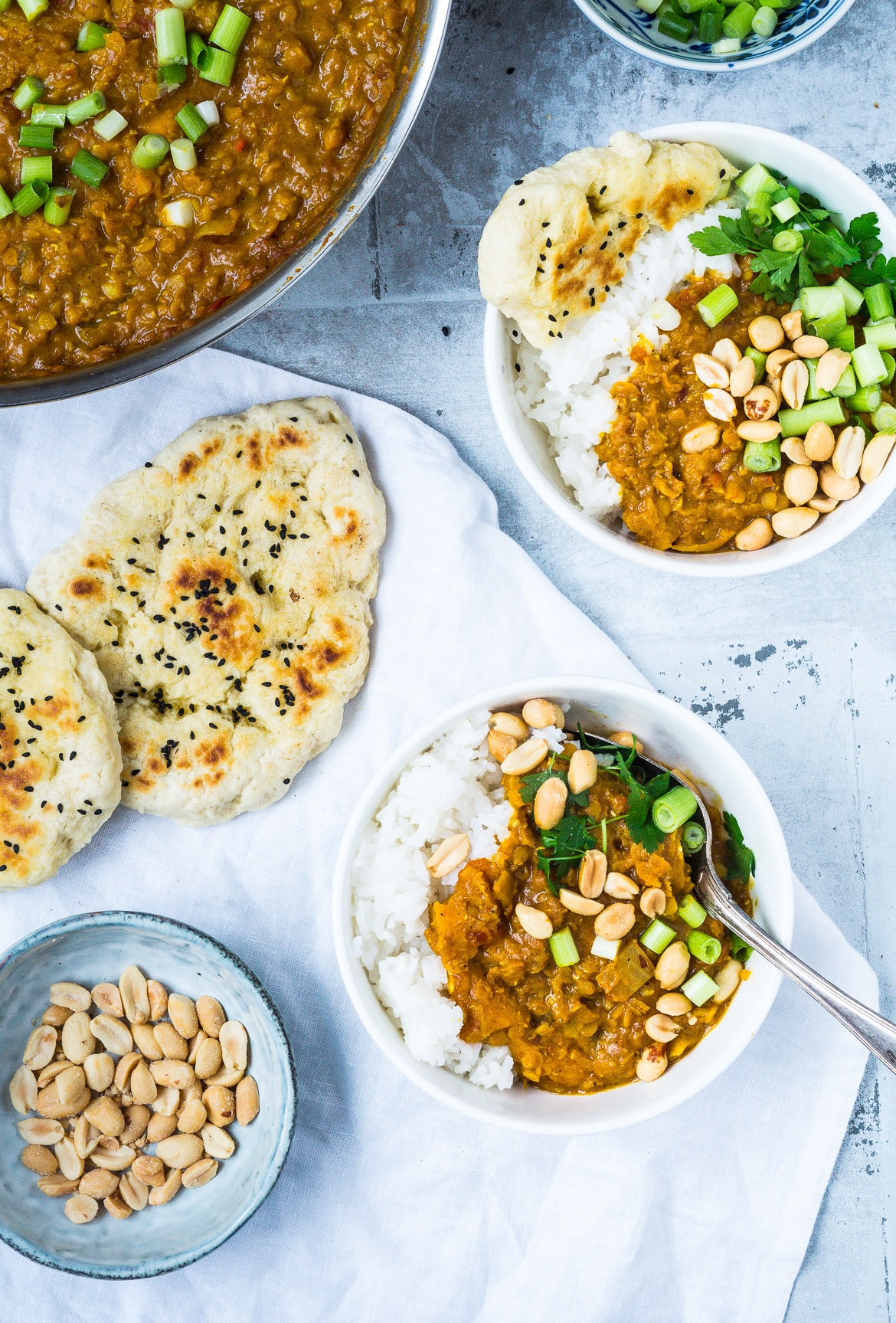 Indisk dahl med græskar Indisk dahl med græskar