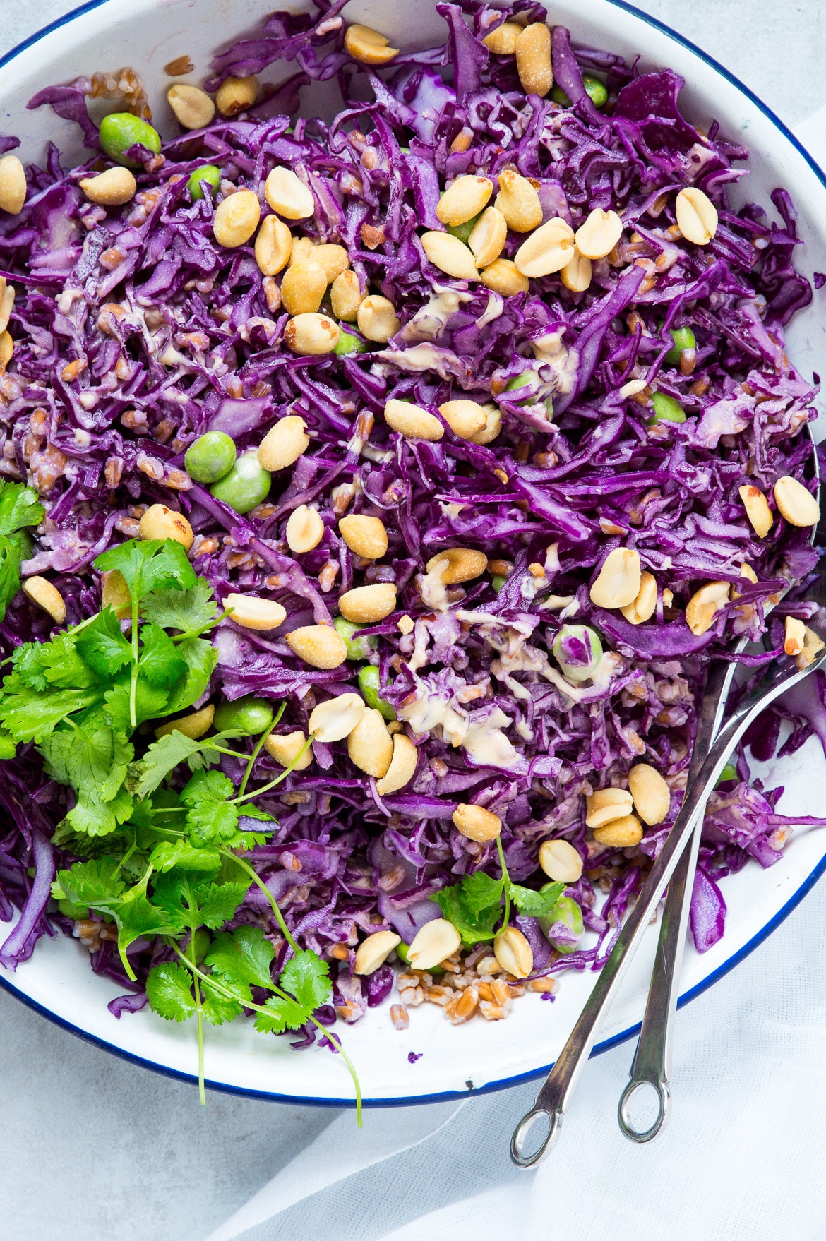 Asiatisk kålsalat Asiatisk kålsalat