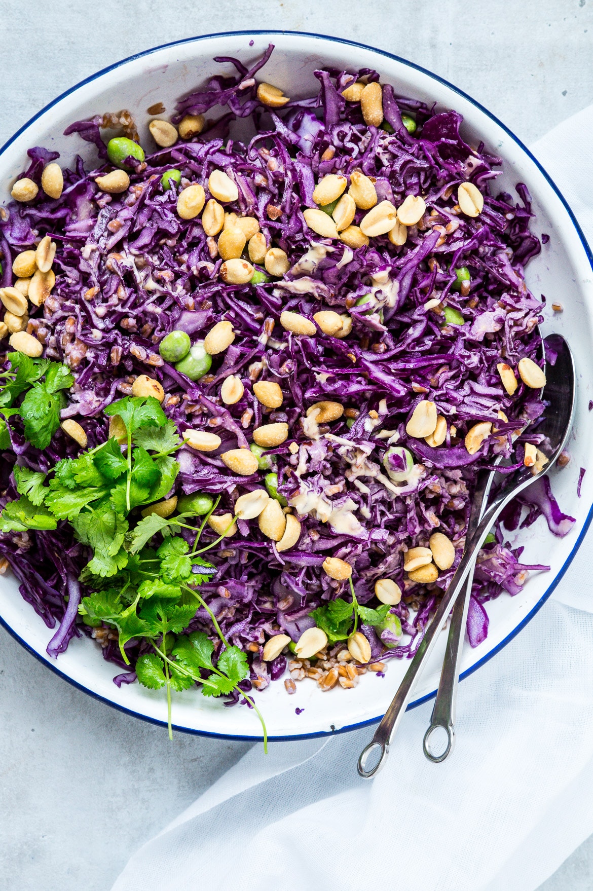 Asiatisk kålsalat Asiatisk kålsalat
