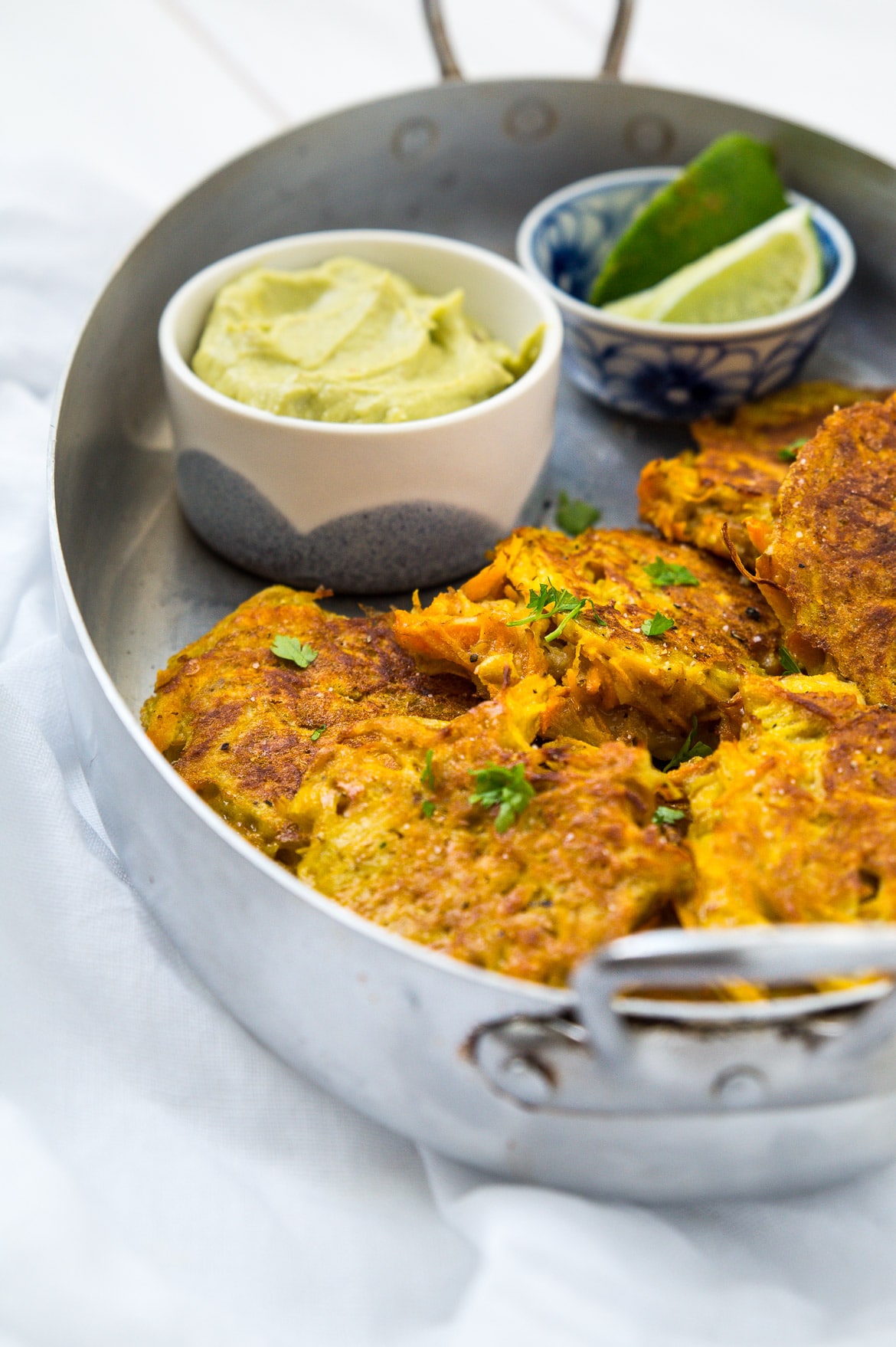 Rösti med gulerødder og kartofler Rösti med gulerødder og kartofler