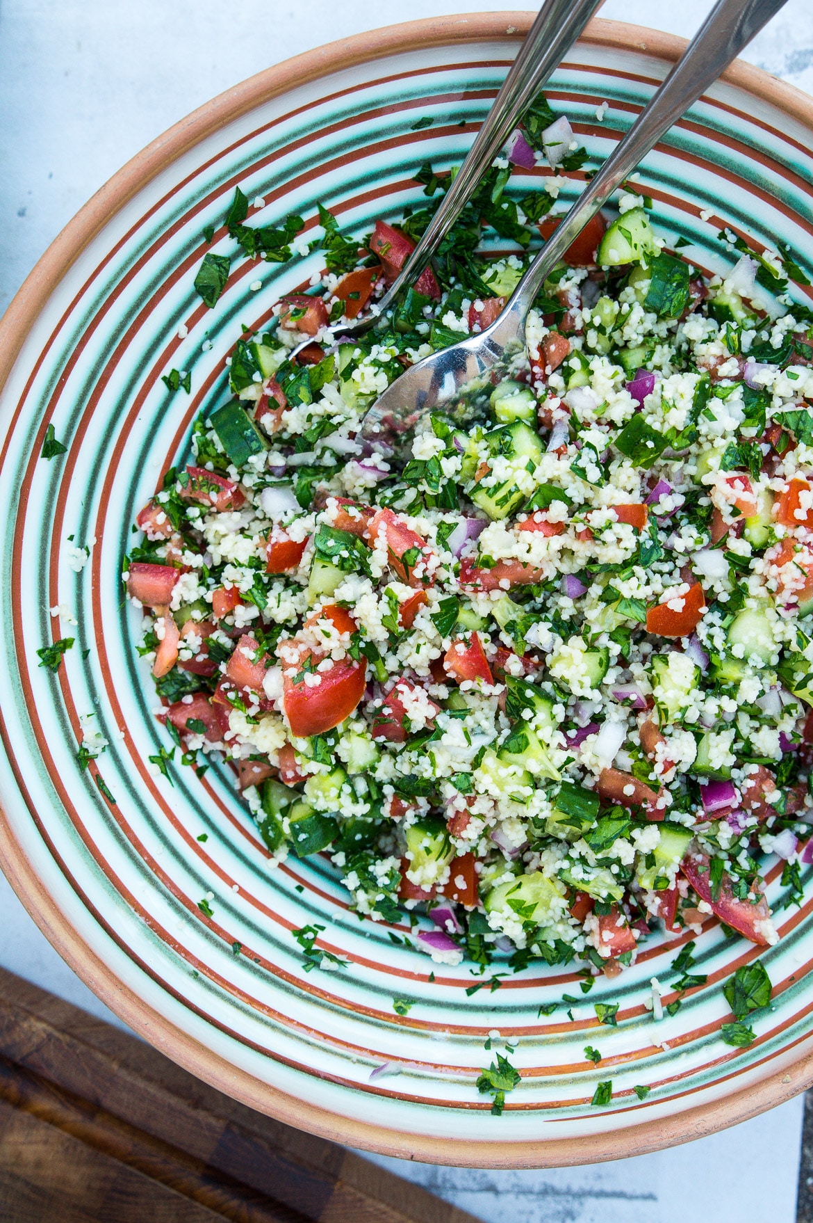 Tabouleh - lækker salat med couscous Tabouleh - lækker salat med couscous