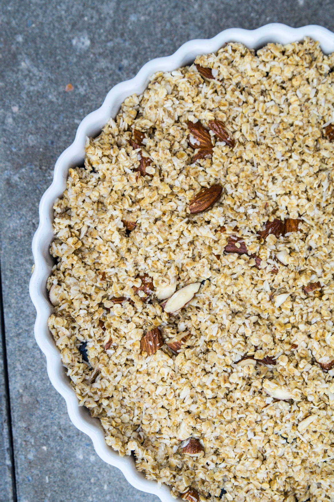 Crumble med bær Crumble med bær