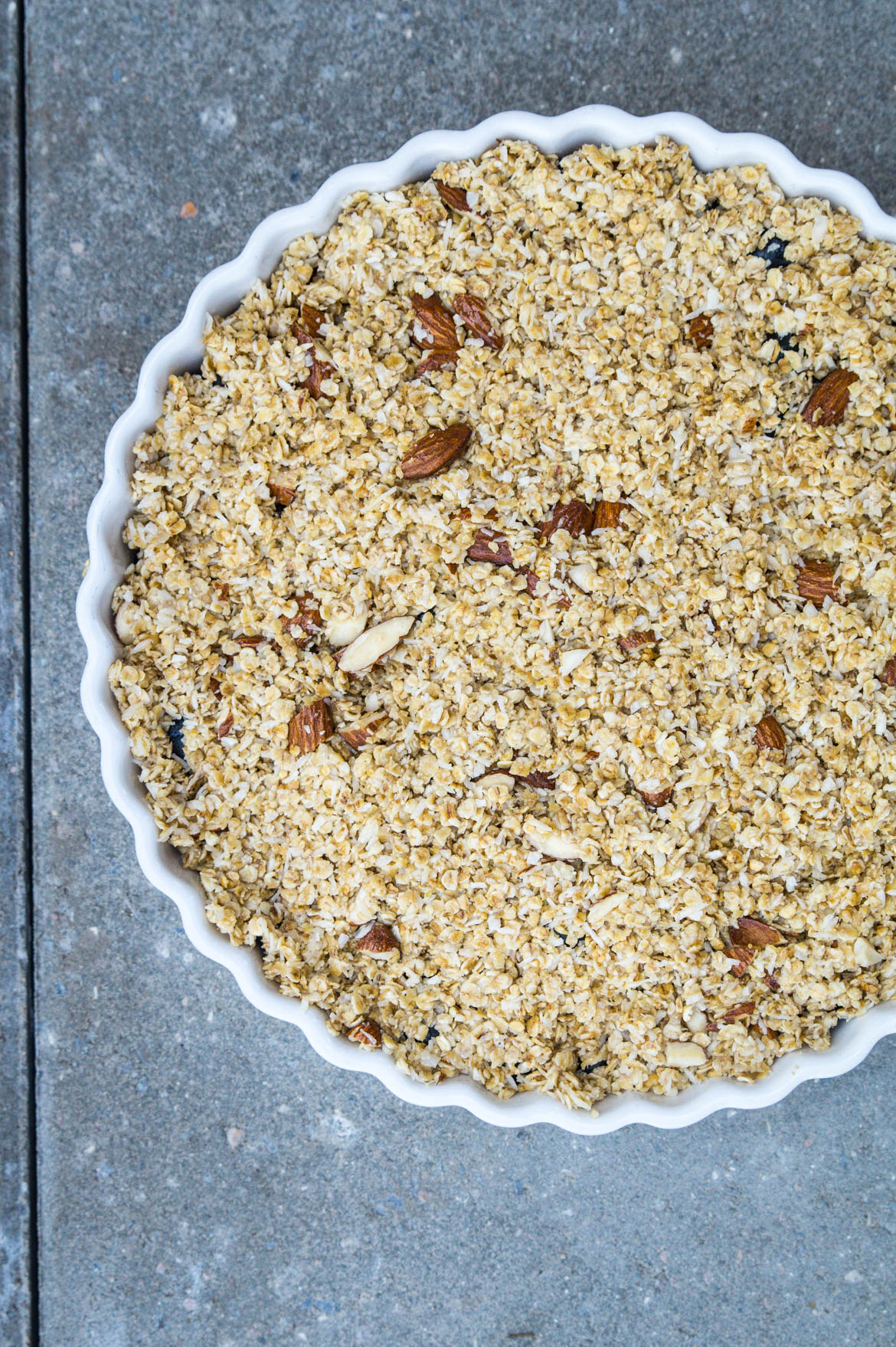Crumble med bær Crumble med bær