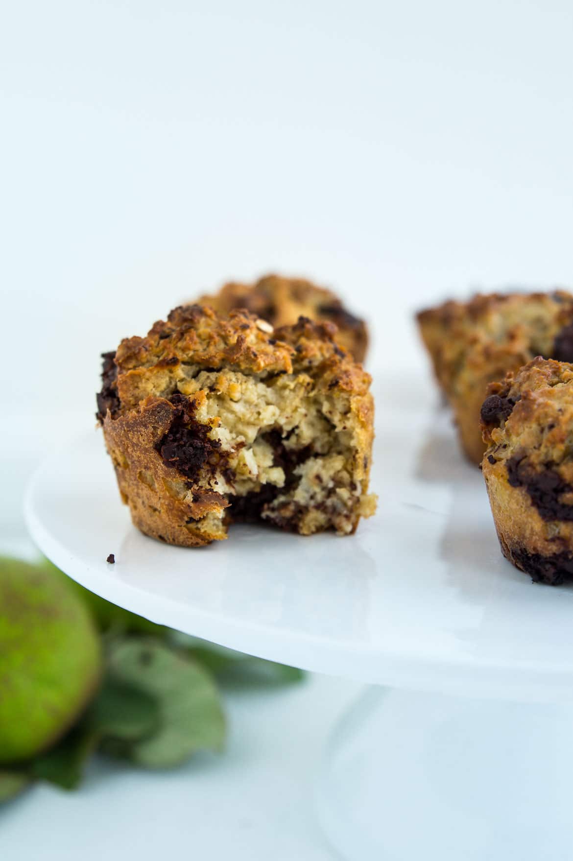 Pæremuffins med chokolade Pæremuffins med chokolade