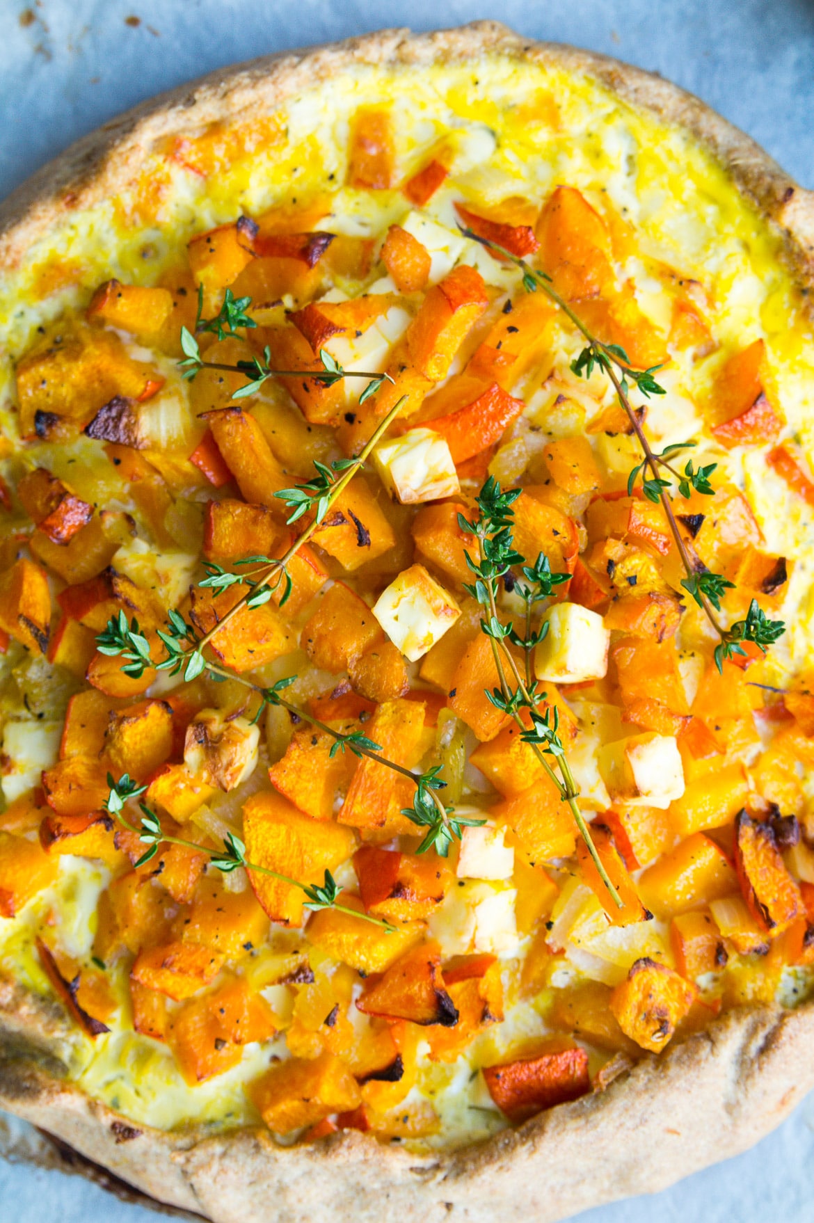 Galette med græskar og feta Galette med græskar og feta