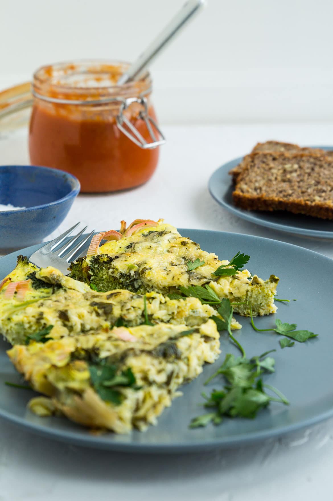 Æggekage med broccoli og ost Æggekage med broccoli og ost