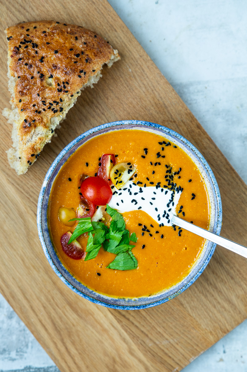 Linsesuppe med kokosmælk