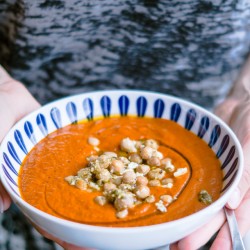 Tomatsuppe med soltørrede tomater