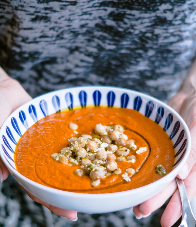 Tomatsuppe med soltørrede tomater