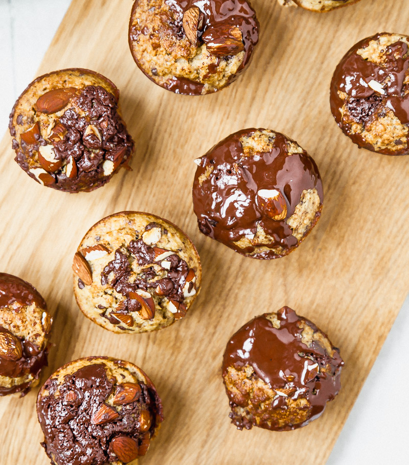 Sunde bananmuffins