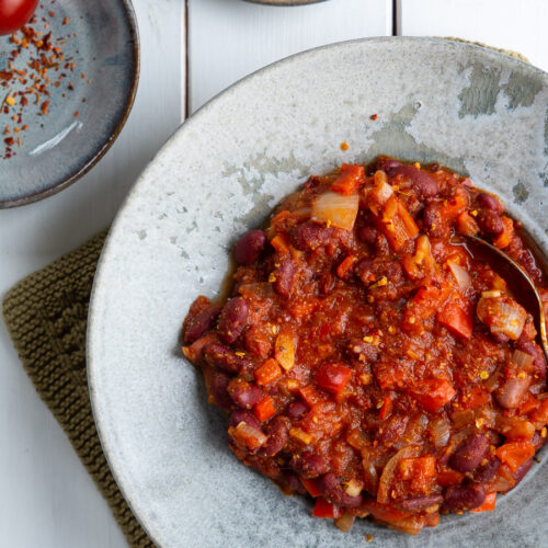 Vegetariske madpandekager med bønnefyld