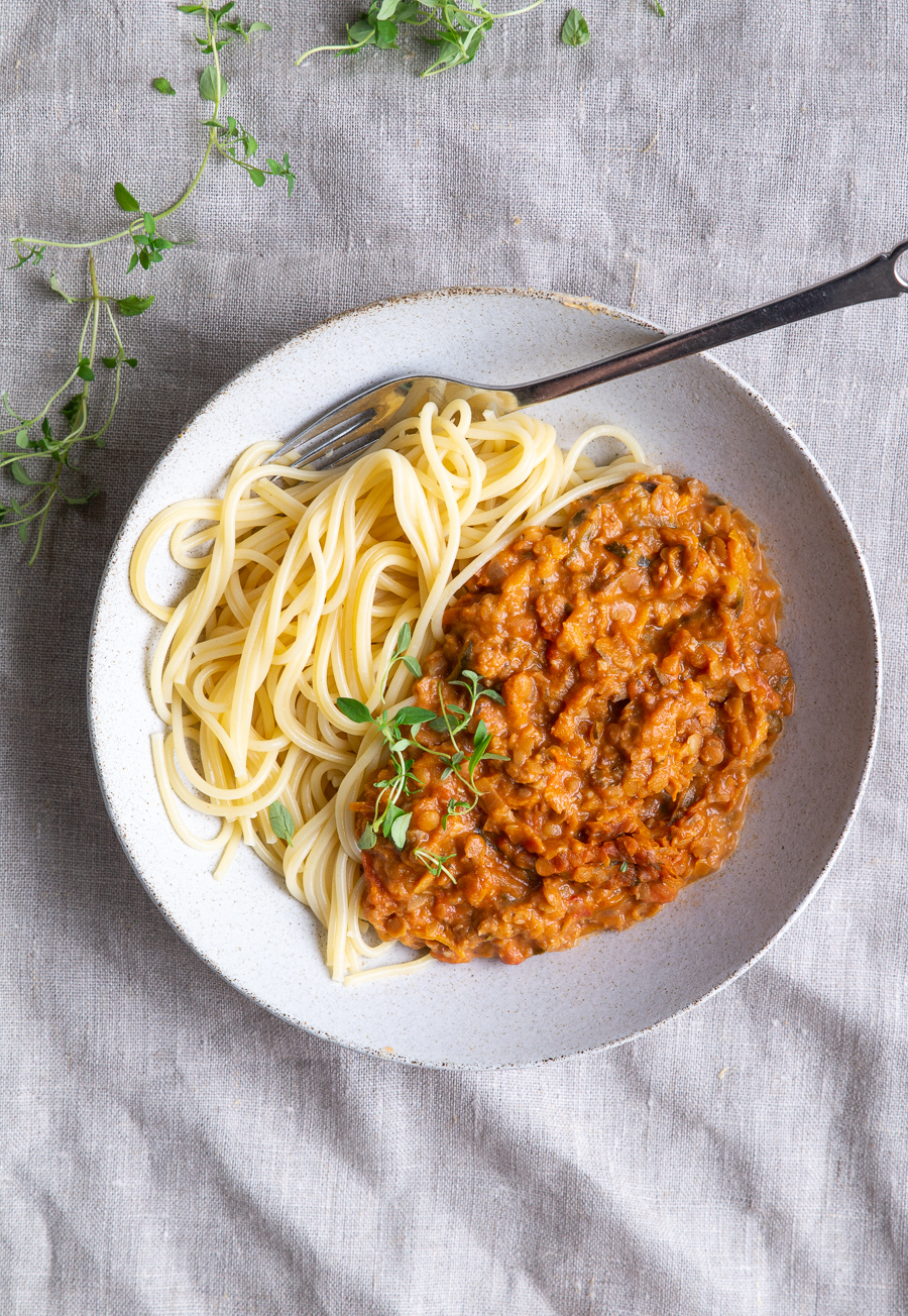 Linsebolognese