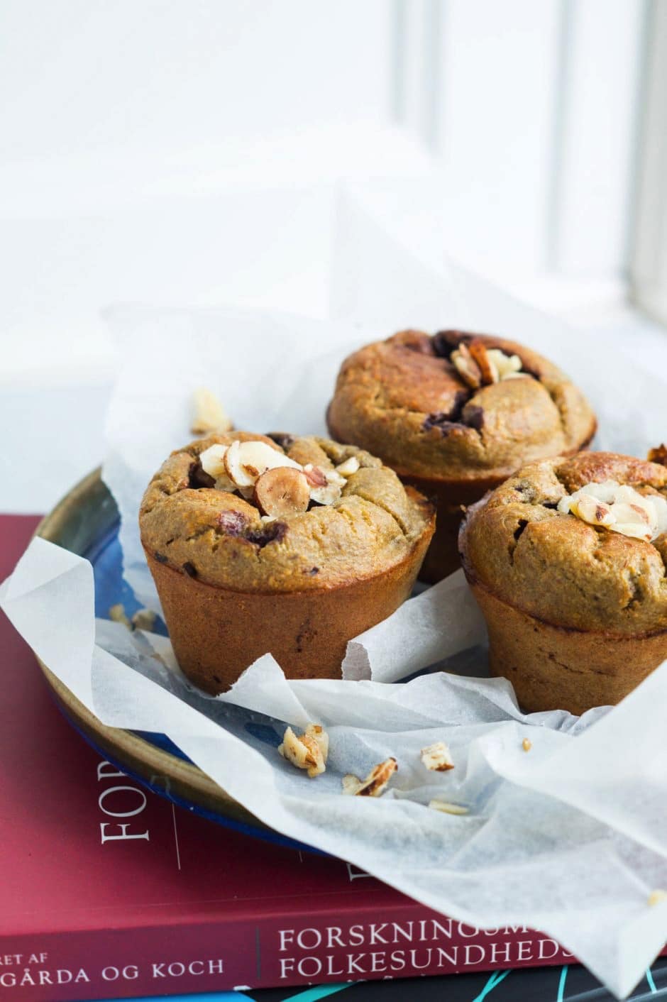 Sundere blåbærmuffins - til madpakken Sundere blåbærmuffins - til madpakken