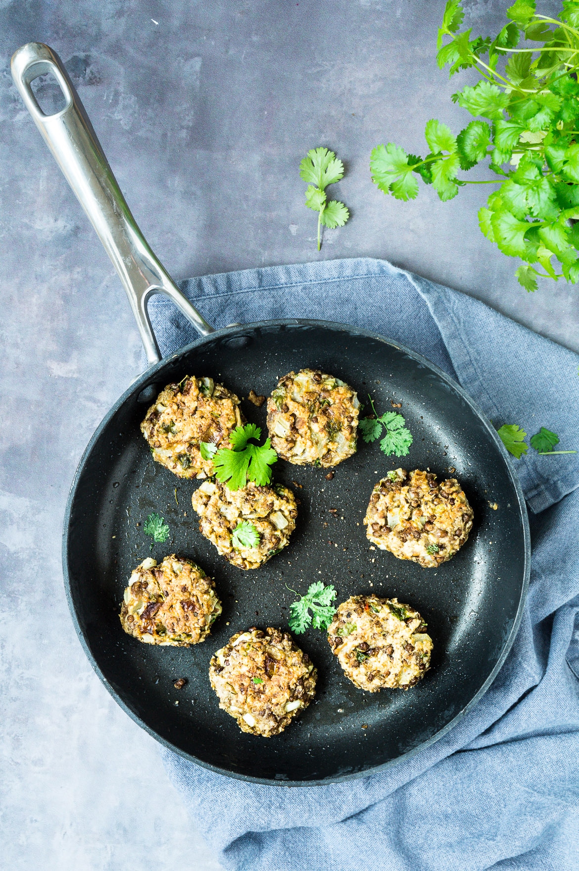 Linsefrikadeller