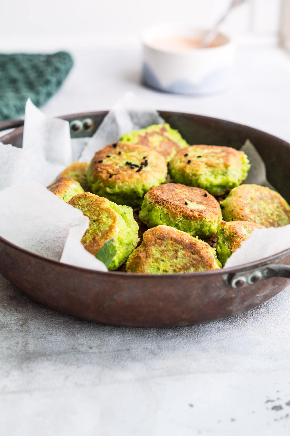 Vegetarfrikadeller med edamamebønner Vegetarfrikadeller med edamamebønner