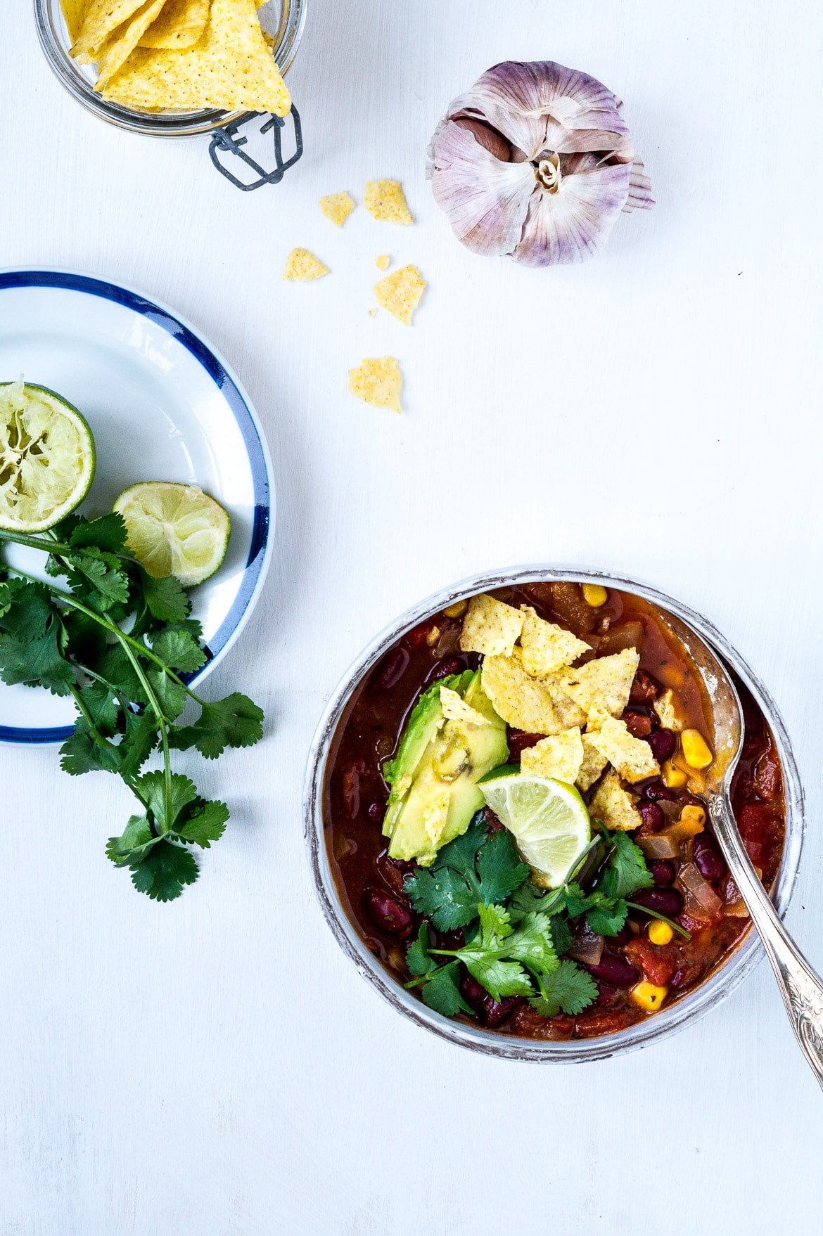 Vegetarisk tacosuppe Vegetarisk tacosuppe