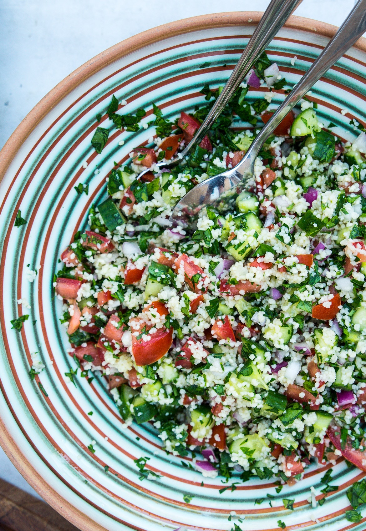 Tabouleh - lækker salat med couscous Tabouleh