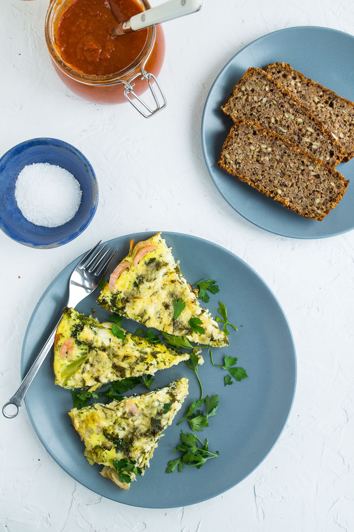 Æggekage med broccoli og ost Æggekage med broccoli og ost