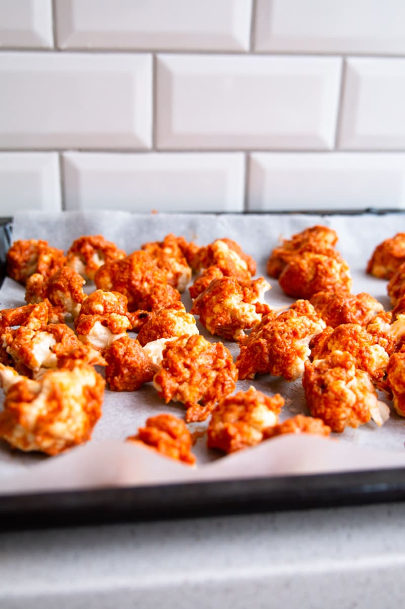 Bagt blomkål med BBQ marinade