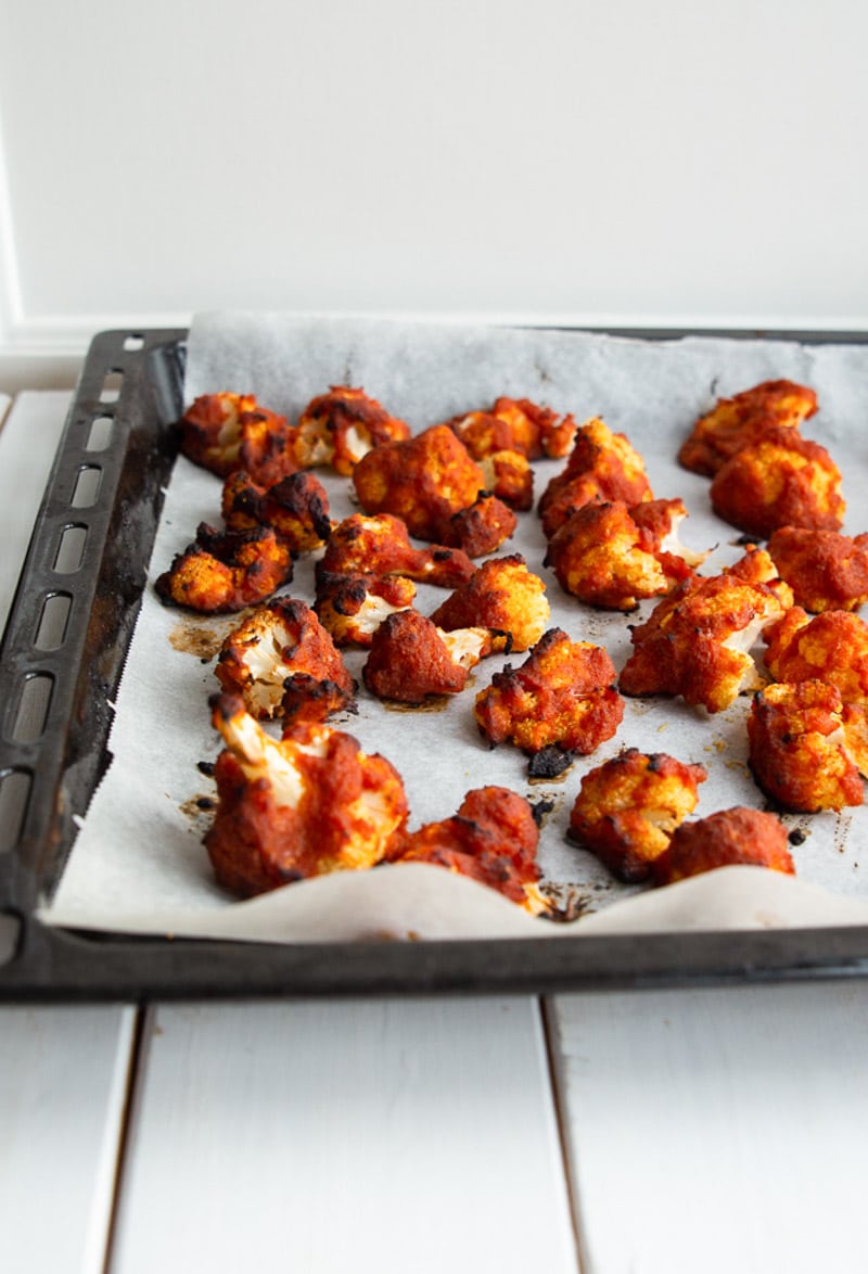 Bagte blomkål med BBQ marinade