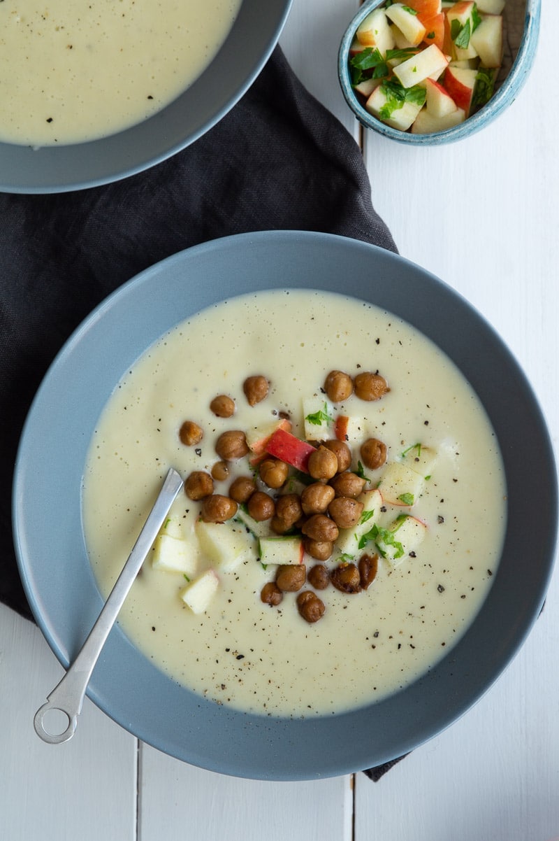 Vegetarisk jordskokkesuppe