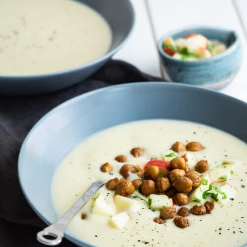 Jordskokkesuppe med ristede kikærter-6