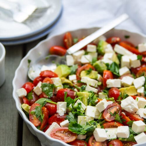 tomatsalat med avocado