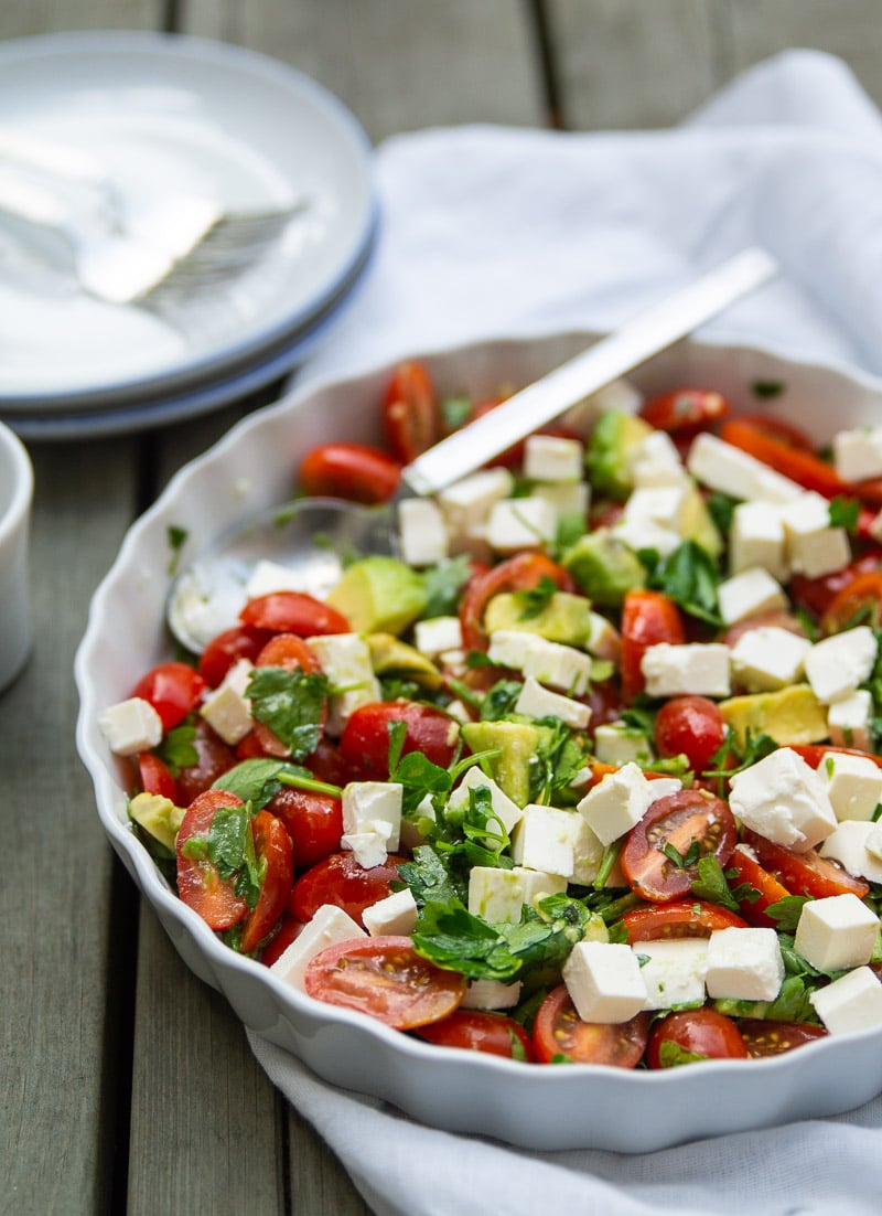 tomatsalat med avocado