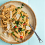 Pasta i auberginecreme
