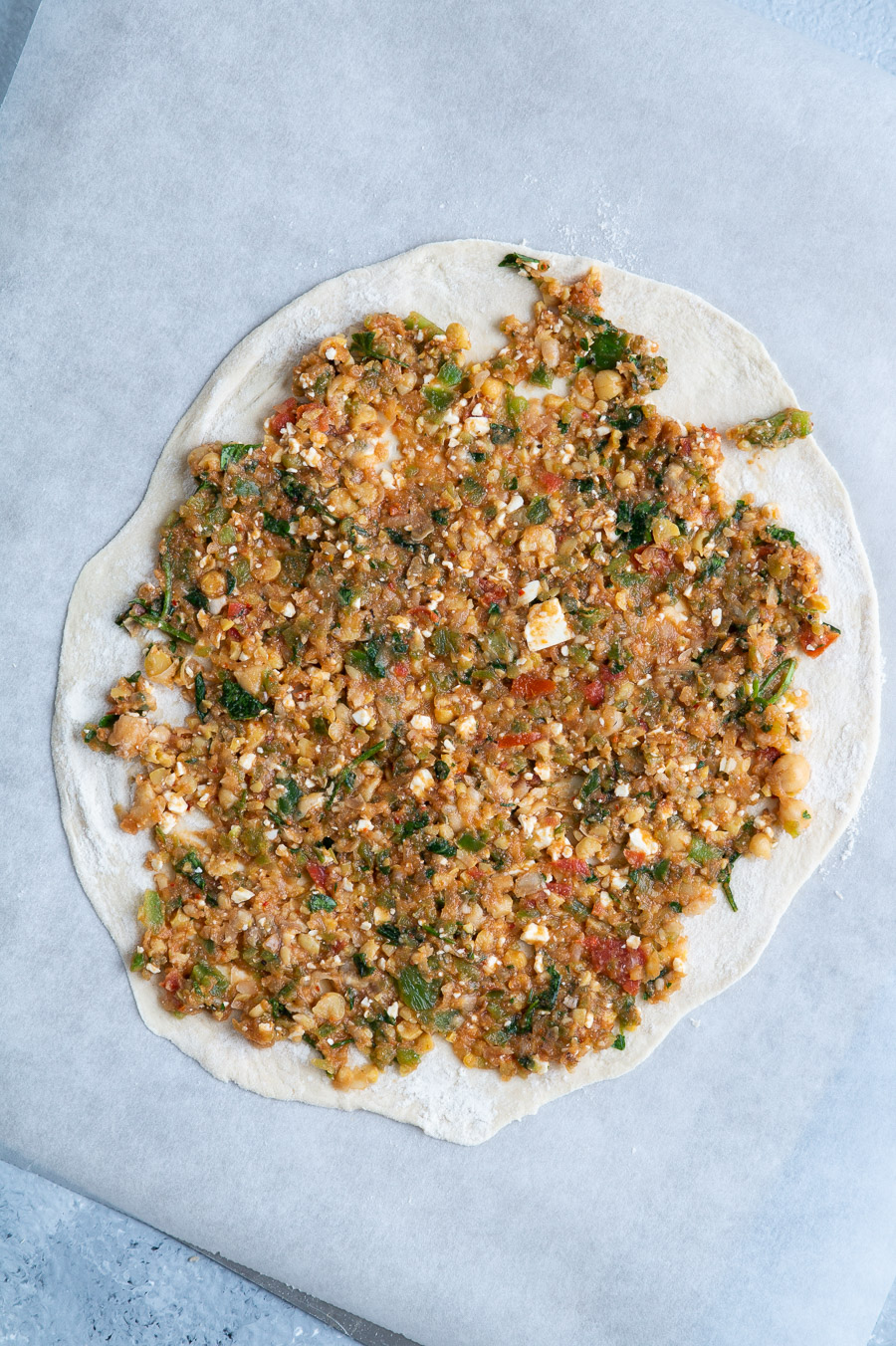 Vegetarisk lahmacun