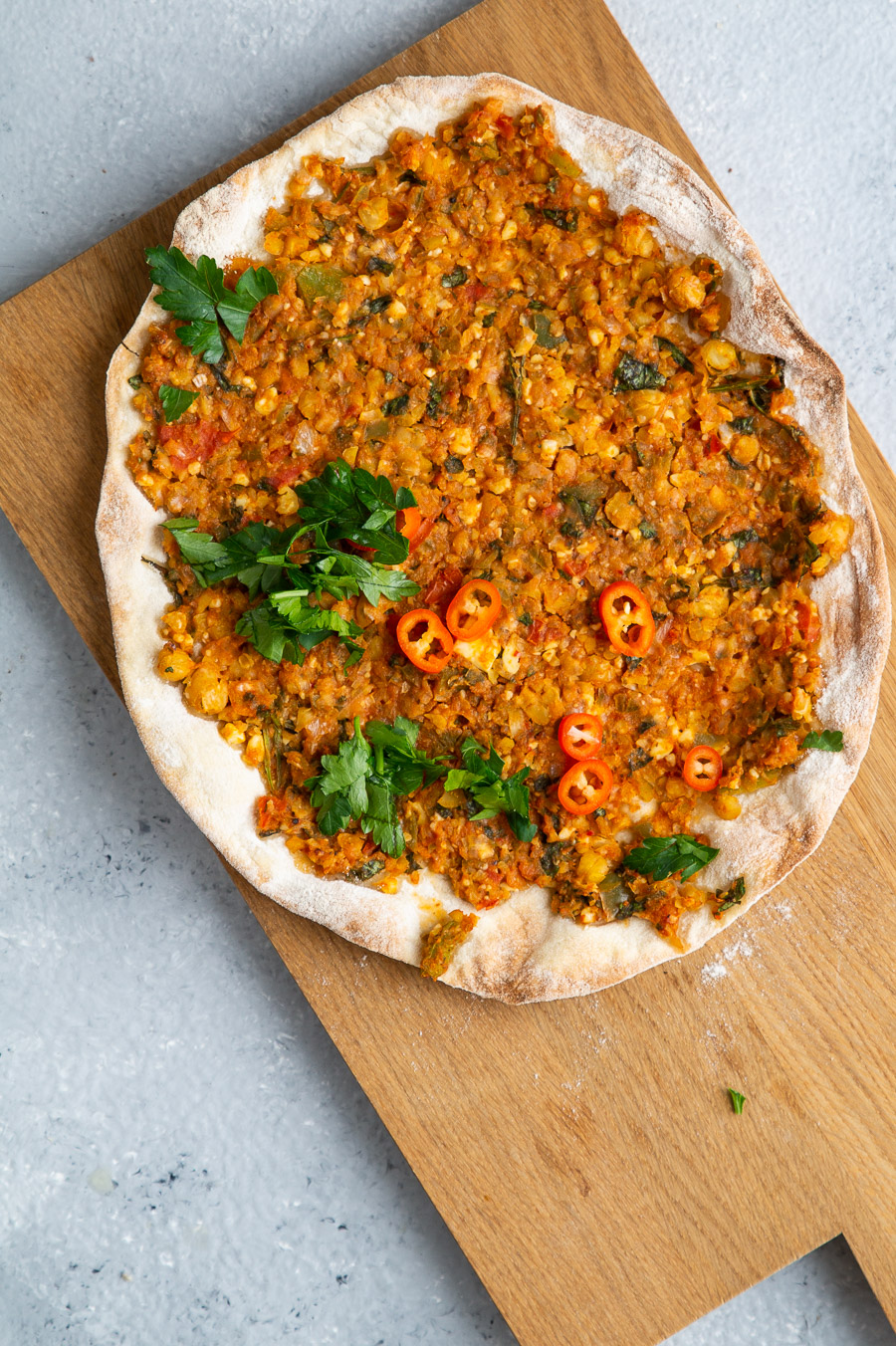 Vegetarisk lahmacun