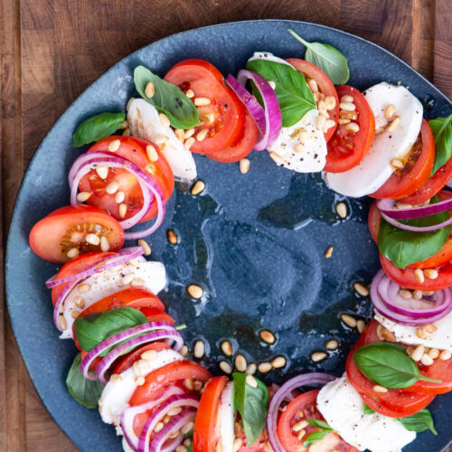 Tomatsalat med mozzarella
