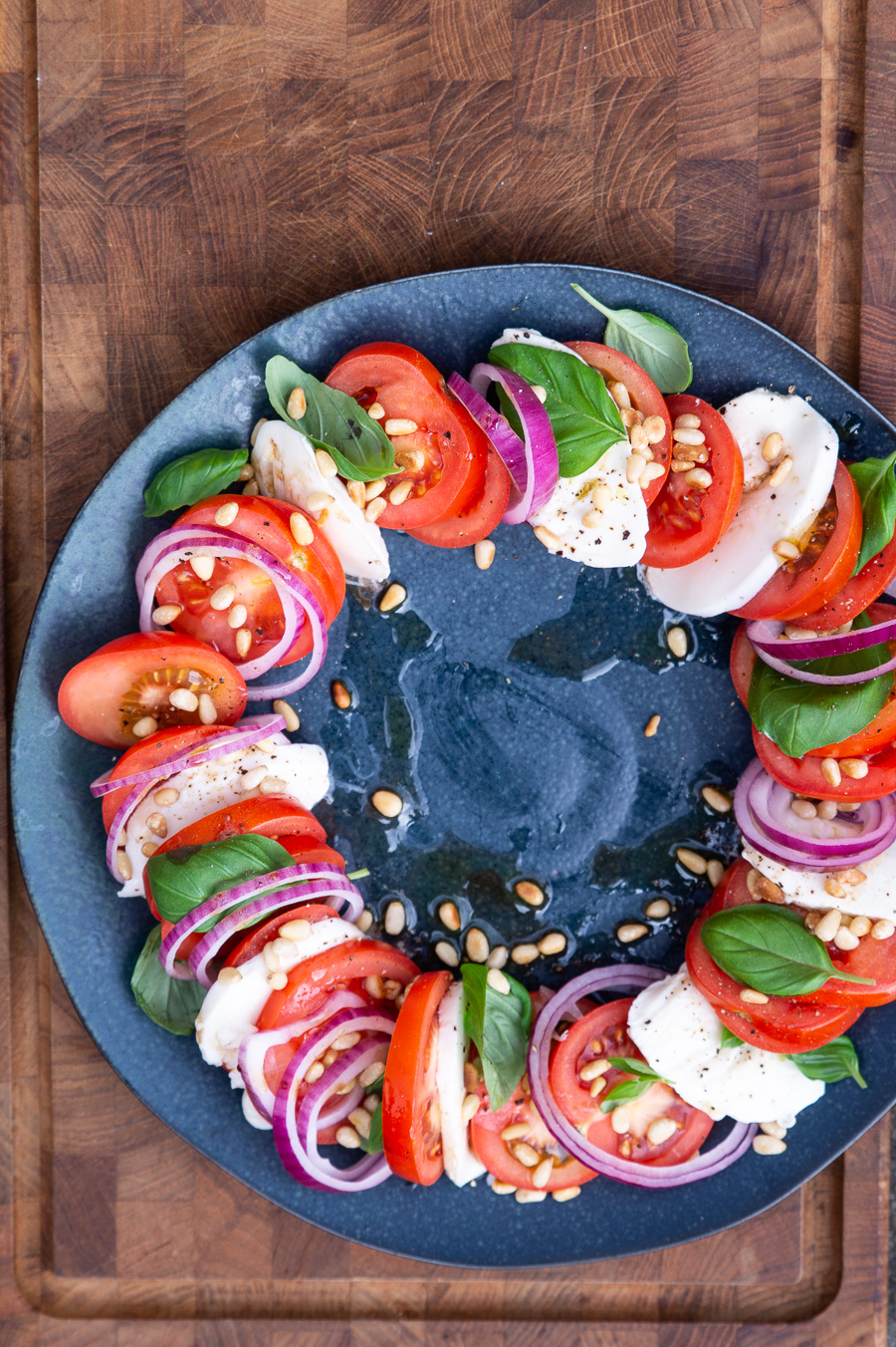 Tomatsalat med mozzarella
