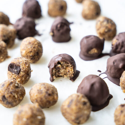 Cookie dough kugler med kikærter
