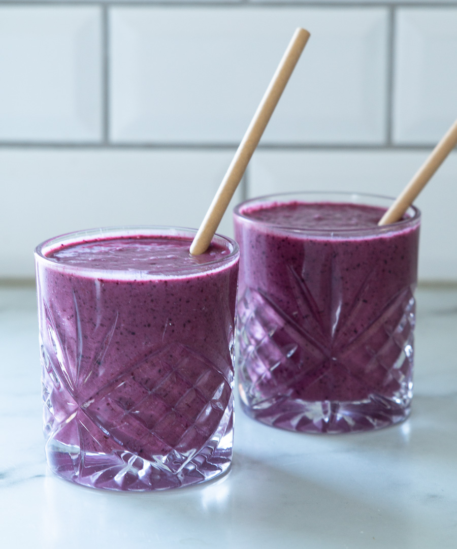 Blåbærsmoothie