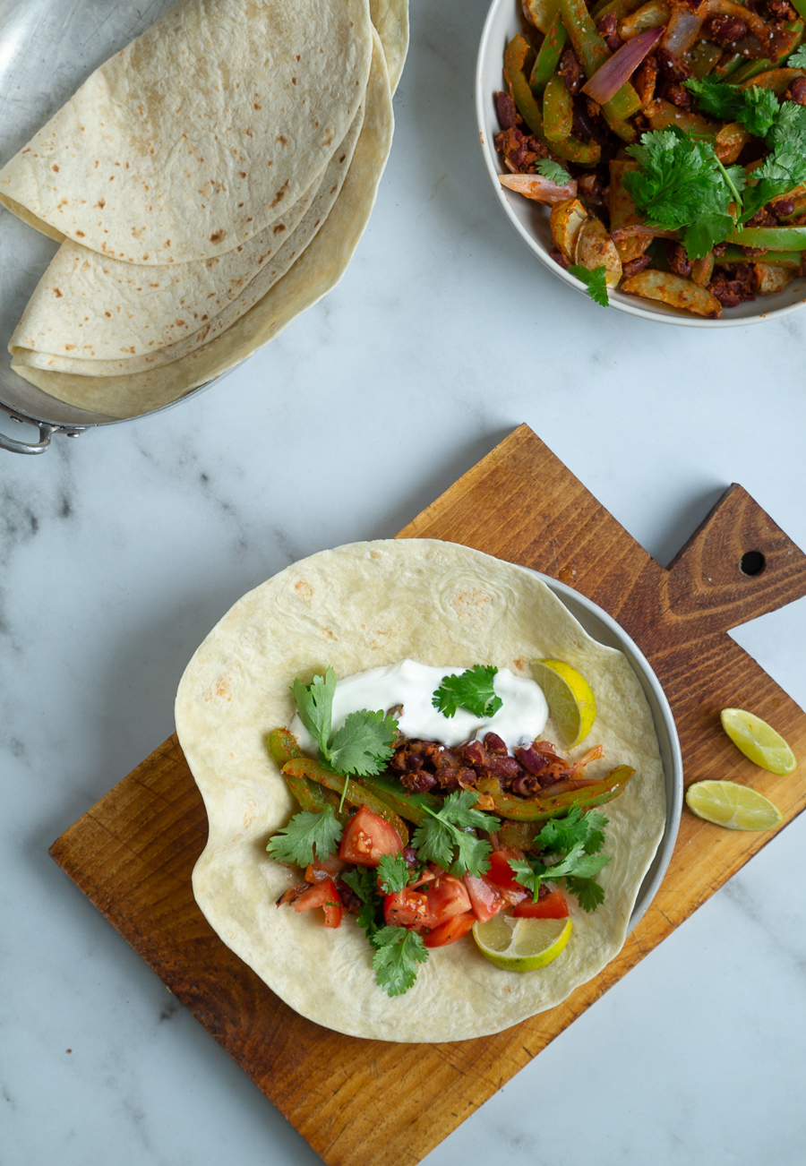 Vegetarisk fajitas