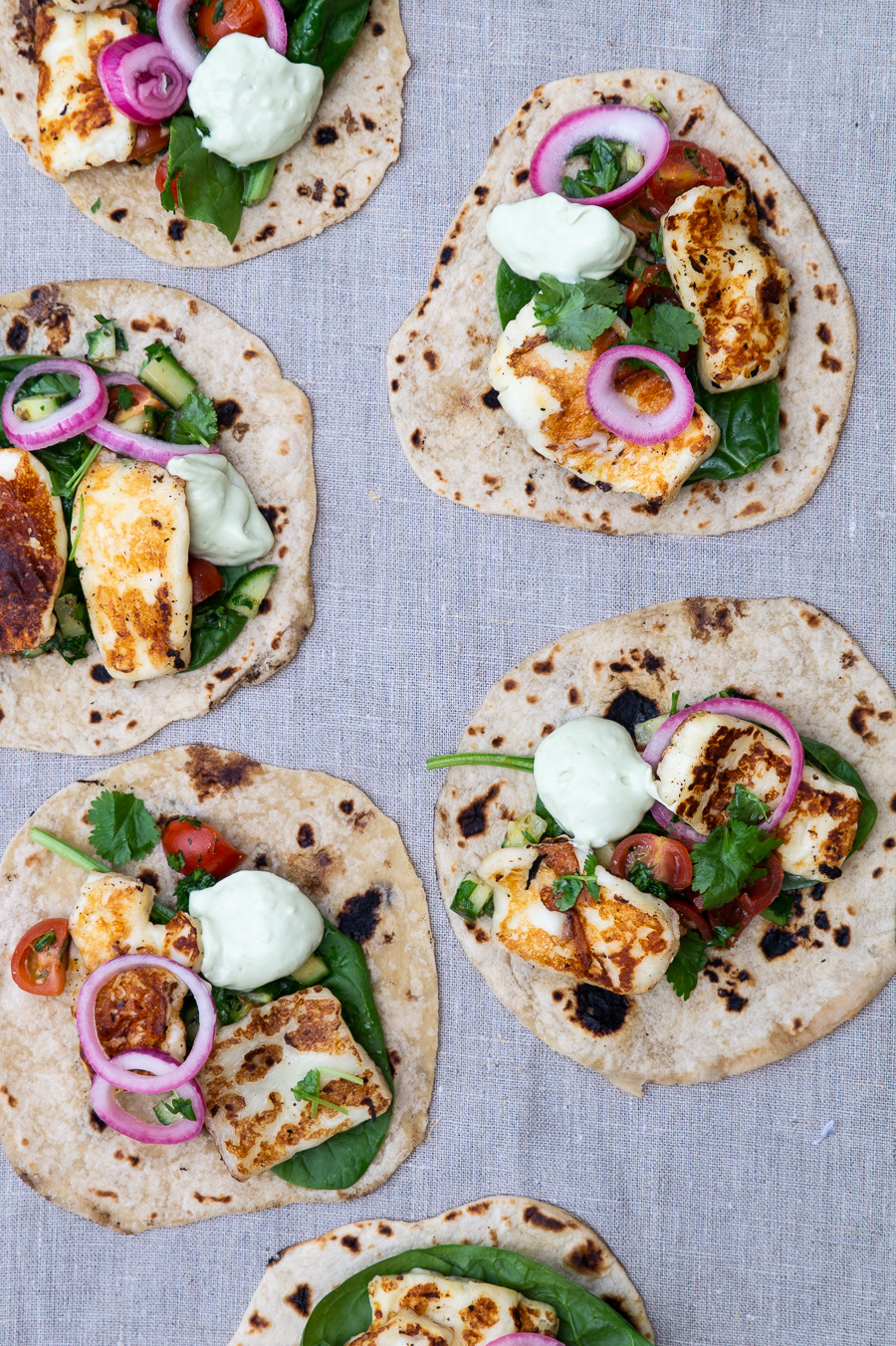 Tacos med halloumi