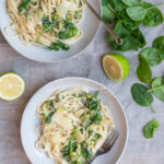 Citronpasta med flødesauce